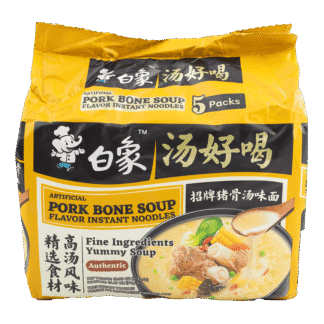 Лапша быстрого приготовления со вкусом костного свиного бульона