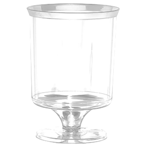 Disposable Plastic Glasses for Cold Drinks and Desserts