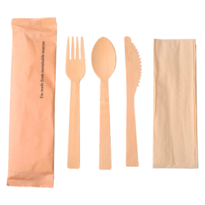 Bamboo Cutlery Set 4