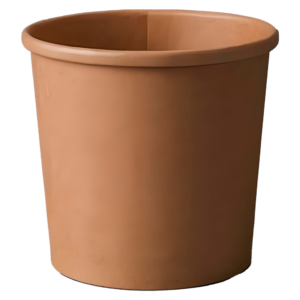 Round craft paper soup bowl 350ml